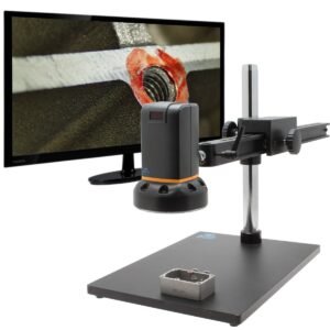 Aven Tools 26800B-CYHD - Digital Microscope Cyclops HDMI (12x-132x) with 4x Lens, Ultra Glide Stand and 22-inch HD Monitor