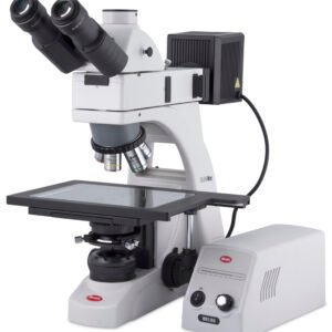 Motic BA310MET-T Trinoc 6x4 Compound Microscopes - Type (Microscopes): Compound, Body Style: Trinocular, Illumination Type: Halogen
