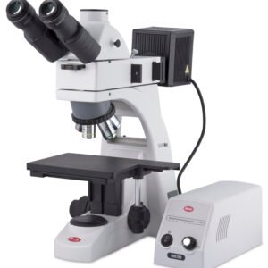 Motic BA310MET Trinocular Compound Microscopes - Type (Microscopes): Compound, Body Style: Trinocular, Illumination Type: Halogen