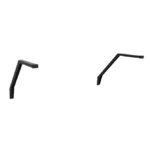 Production Basics 8538 - Overhead Arms, Pair (Black)