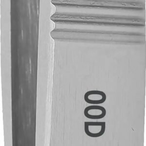 Excelta 00D - Tweezers, Style 00D, Medium Point, Carbon Steel, 0.01" x 0.018" Tip