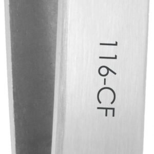 Excelta 116-CF - Wire Handling Tweezers, 0.039" Hole in Tips, 5"