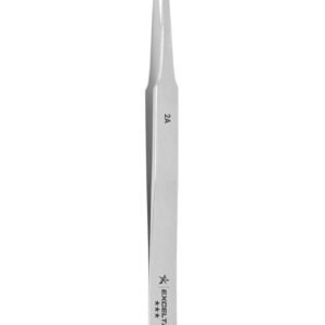 Excelta 2A - Tweezers, Straight Tapered Flat Point, Carbon Steel, 3-Star