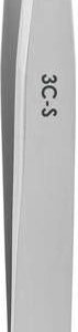 Excelta 3C-S - Tweezers, Style 3C, Straight Very Fine Point, Stainless Steel (AISI 440)