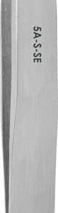Excelta 5A-S-SE - 10° Offset Angle Tapered Ultra-Fine Point Tweezer