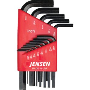 Techni-Pro 10113JENSEN - 13 L-Key Set, Short Arm, .050-3/8"