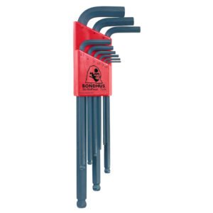 Techni-Pro 758IE999 - 9-pc. Metric Ballpoint Hex Key Set 1.5 thru 10mm