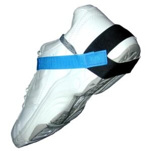 Transforming Technologies HG1341 - Standard Blue Hook and Loop ESD Heel Grounder, 1.25" Cup, Velcro