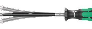 Wera Tools 05028161001 - 393 S Bitholding Screwdriver Extra Slim w/ Flexible Shaft, 1/4" x 173.5 mm