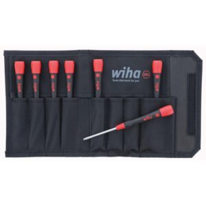 Wiha 26493 - 7 Piece PicoFinish Precision Ball End Hex Screwdriver Set - Inch