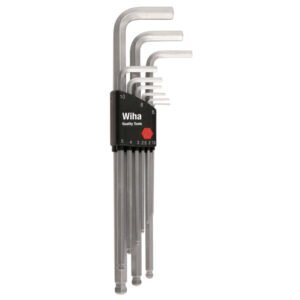 Wiha 66994 - 9 Piece Ball End Hex L-Key Set, Metric